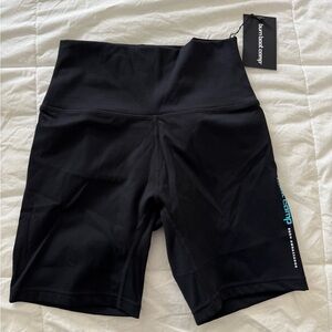 High-Waist Black Women’s Biker Shorts